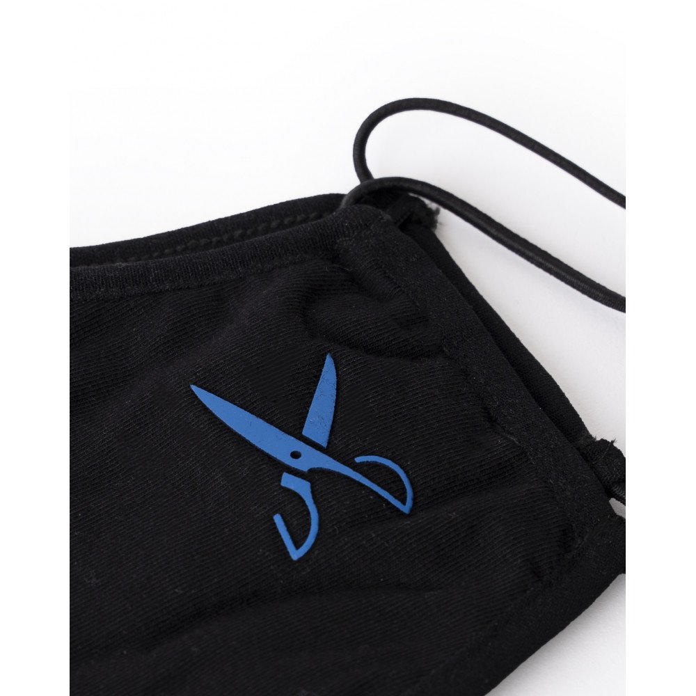 Mask - Blue Scissors