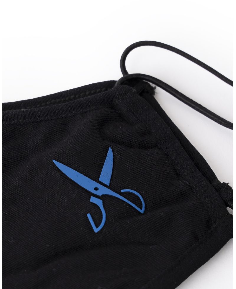 Mask - Blue Scissors