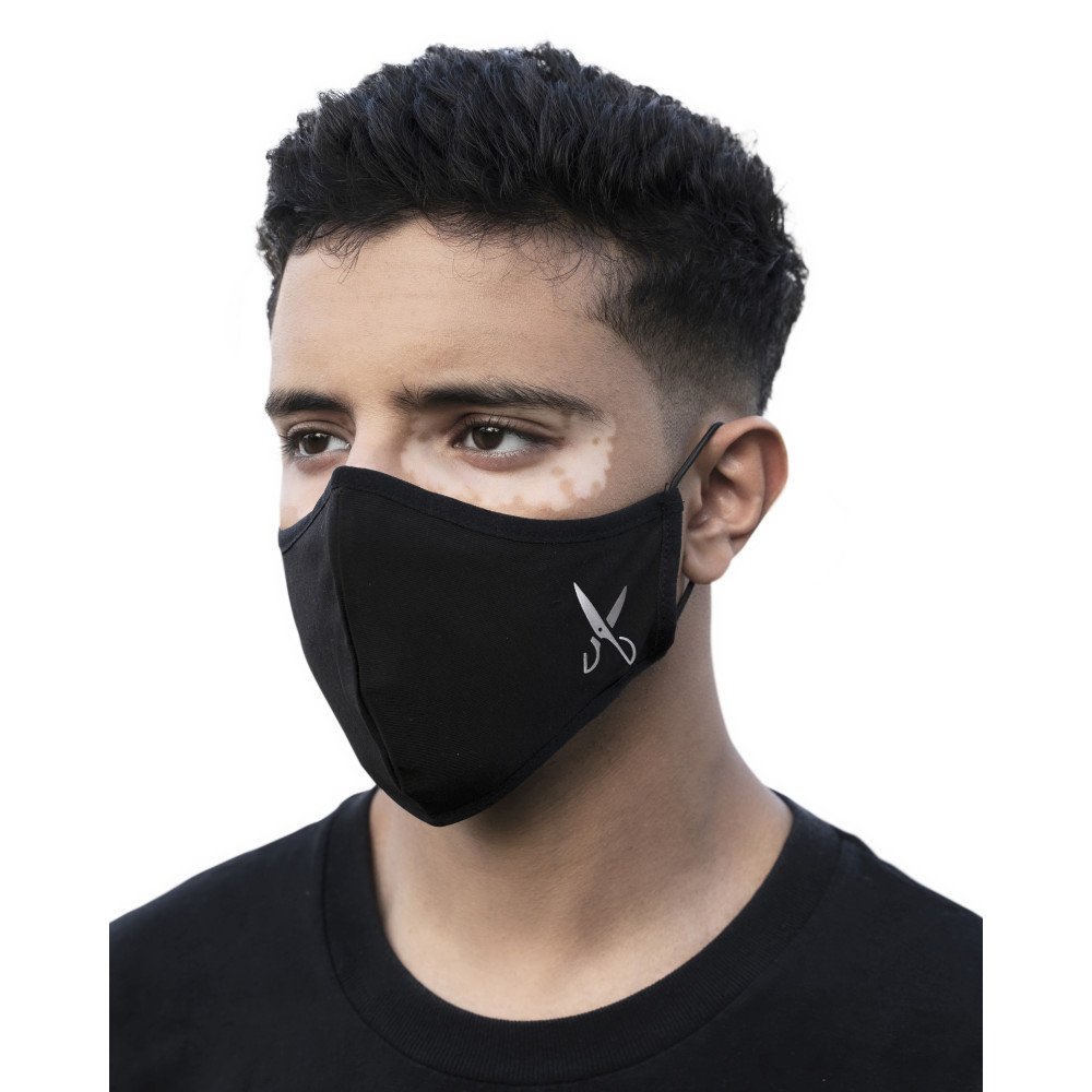 Mask - Silver Scissors