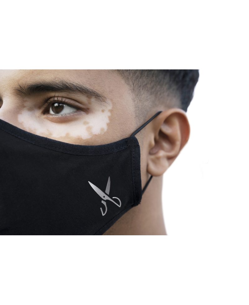 Mask - Silver Scissors