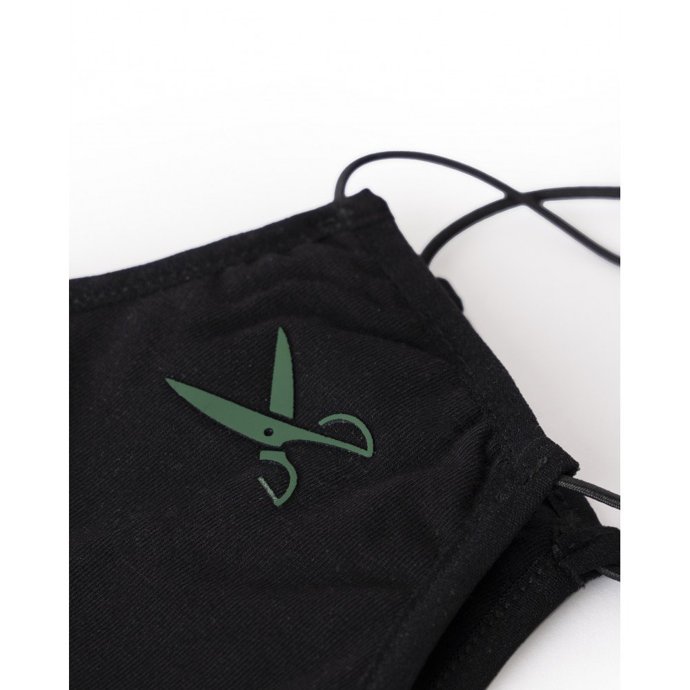 Mask - Green Scissors