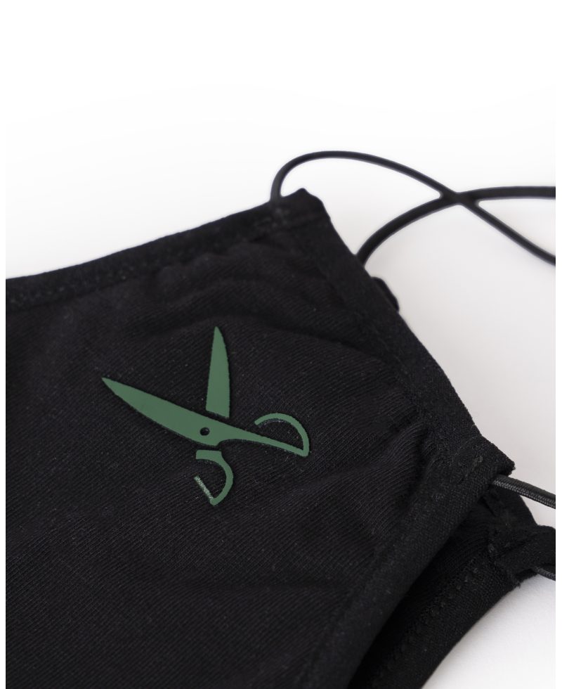 Mask - Green Scissors