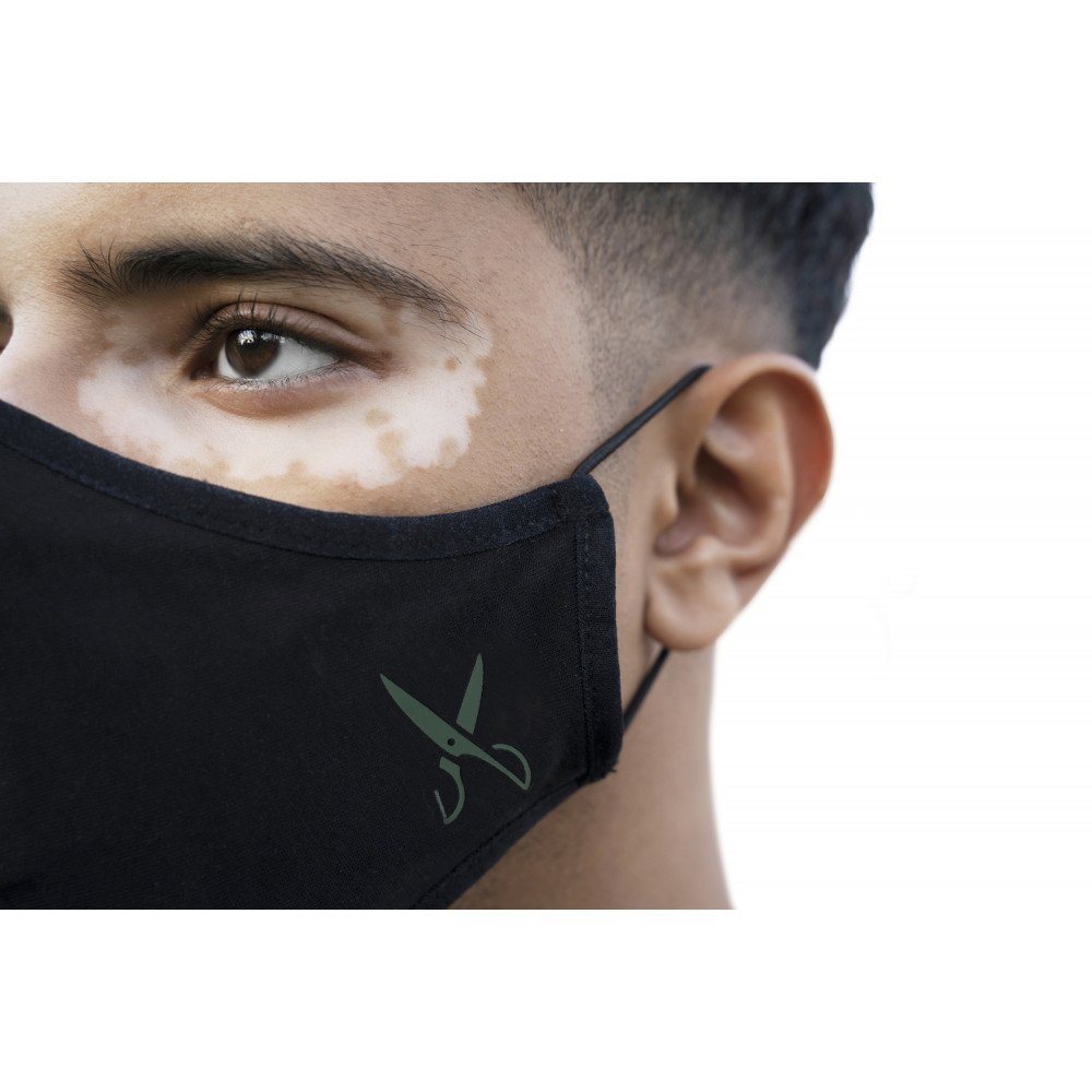 Mask - Green Scissors