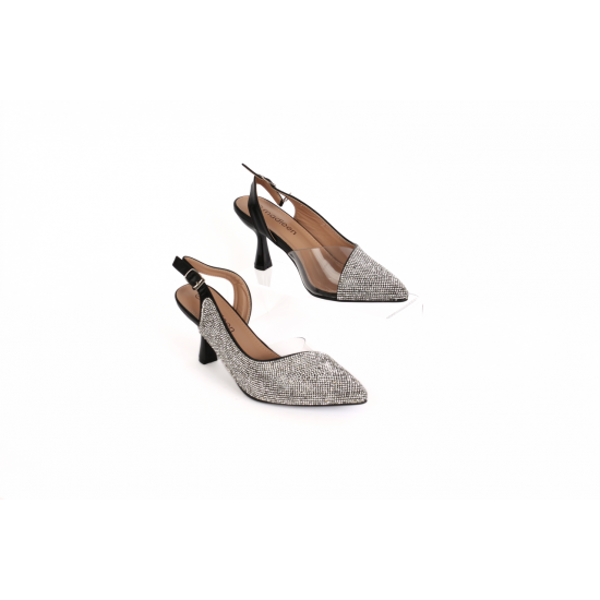 كعب Slingback نسائي بتصميم أنيق