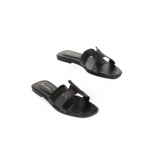 شبشب مسطح بقصّة H كلاسيكية