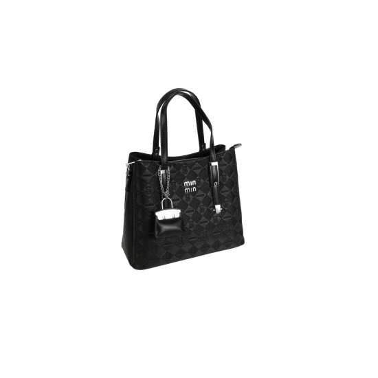 حقيبة Tote مع قفل بتصميم مميز