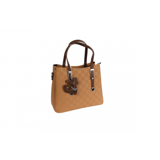 حقيبة Tote مع قفل بتصميم مميز