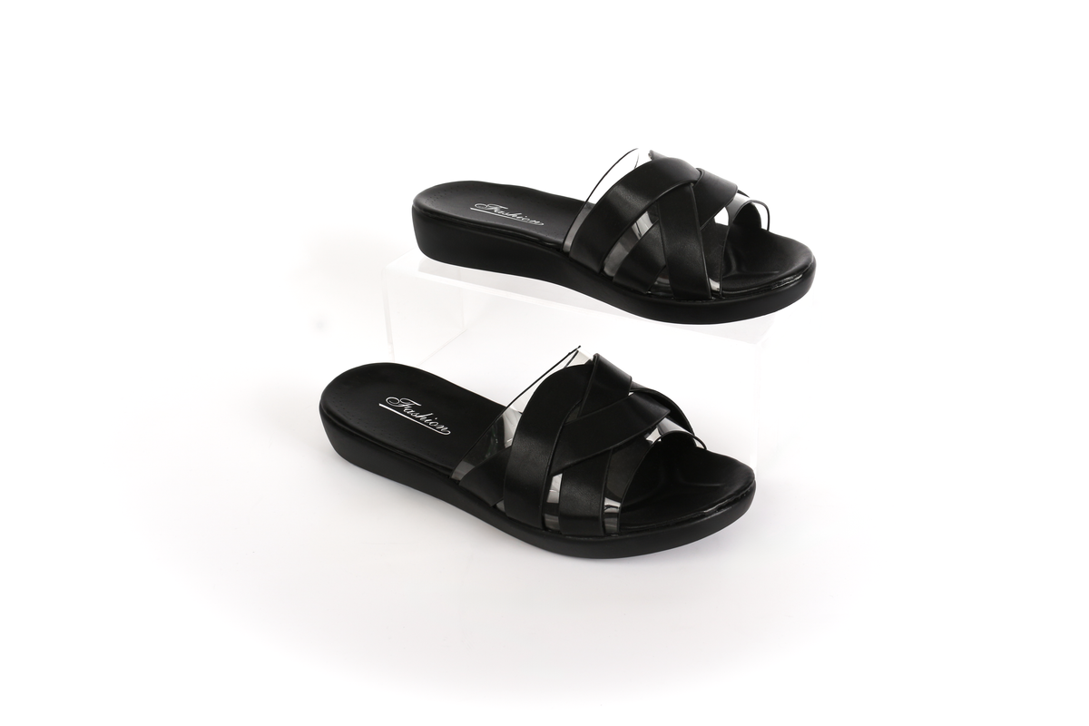 شبشب طبي مسطح بحزام متقاطع