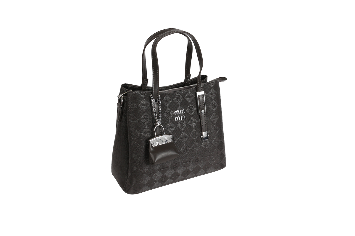 حقيبة Tote مع قفل بتصميم مميز