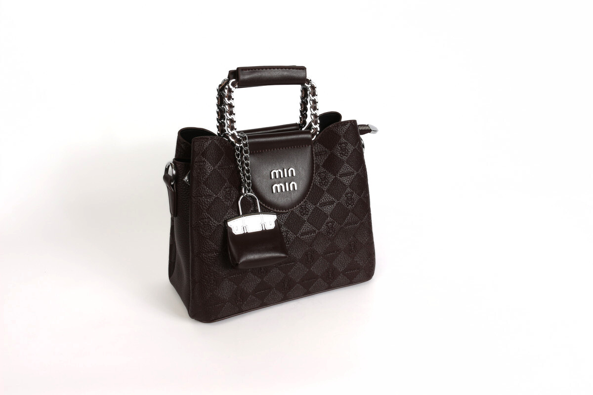 حقيبة أنيقة بتفصيلة قفل