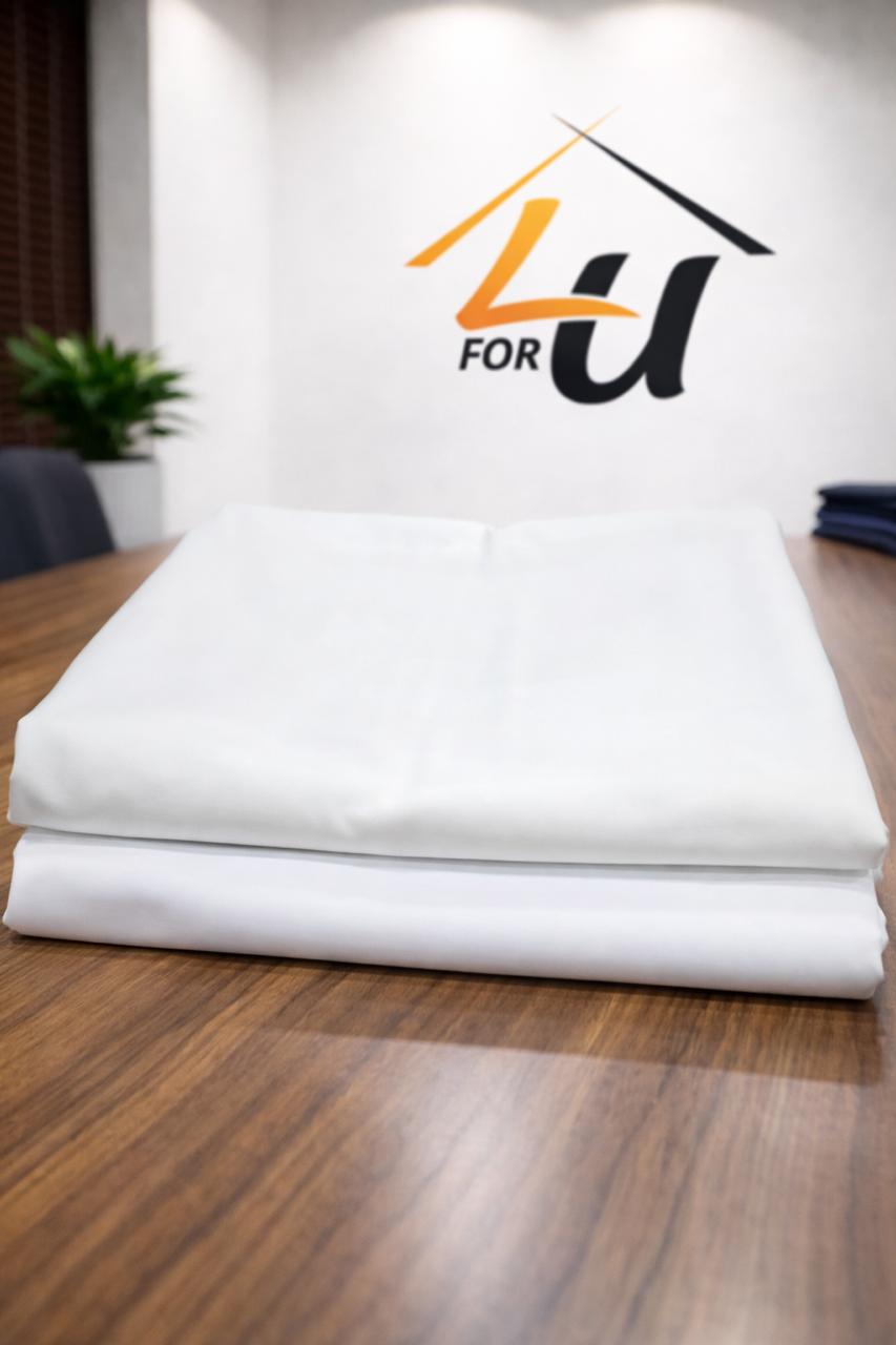 قماش ثوب رجالي خامة سبان لونين ابيض سكري