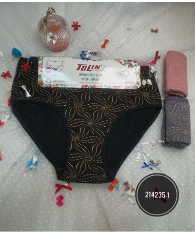 3 حبات كيلوت نسائي (هاف حفر ) ماركة تولين قطن 100% صناعة تركية كود 214235