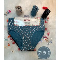 3 حبات كيلوت نسائي (هاف حفر ) ماركة تولين قطن 100% صناعة تركية كود 214236