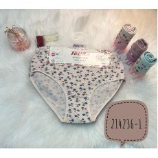 3 حبات كيلوت نسائي (هاف حفر ) ماركة تولين قطن 100% صناعة تركية كود 214236