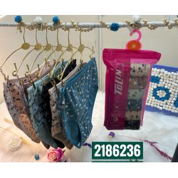 شد 6 حبة كيلوت نسائي ماركة تولين صناعة تركية قطن 100% كود 2186236