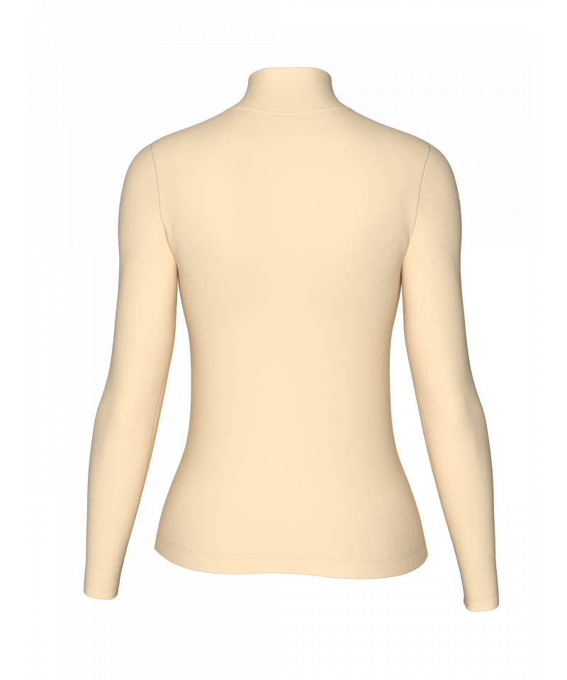 فانيلة نسائية كم طويل ليغرا رقبة مرتفعة صناعة تركية ماركة تولين كود 6257