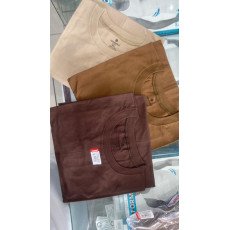 شد 6 حبة فانيلة قطن 100% رقبة خناقي صناعة تركية ماركة جيلان كود 005