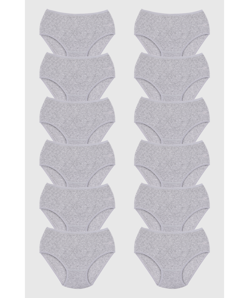 شد 6 حبة كيلوت نسائي ( هاف حفر) قطن تركي مخرم صناعة تركية ماركة جيلان قطن 100% كود 103