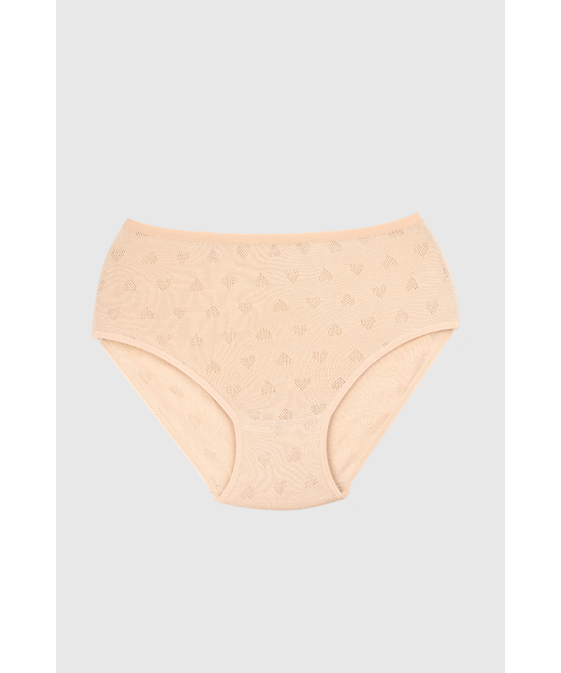 شد 6 حبة كيلوت نسائي ( هاف حفر) قطن تركي مخرم صناعة تركية ماركة جيلان قطن 100% كود 103