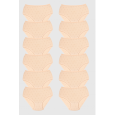 شد 6 حبة كيلوت نسائي ( هاف حفر) قطن تركي مخرم صناعة تركية ماركة جيلان قطن 100% كود 103