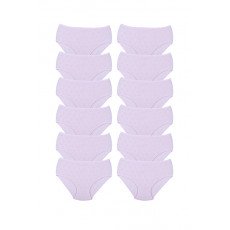 شد 6 حبة كيلوت نسائي ( هاف حفر) قطن تركي مخرم صناعة تركية ماركة جيلان قطن 100% كود 103