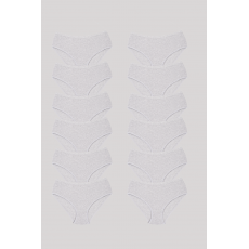 شد 6 حبة كيلوت نسائي ( هاف حفر ) قطن سميك صناعة تركية ماركة جيلان قطن 100% كود 106