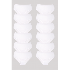 شد 6 حبة كيلوت نسائي ( هاف حفر ) قطن سميك صناعة تركية ماركة جيلان قطن 100% كود 106