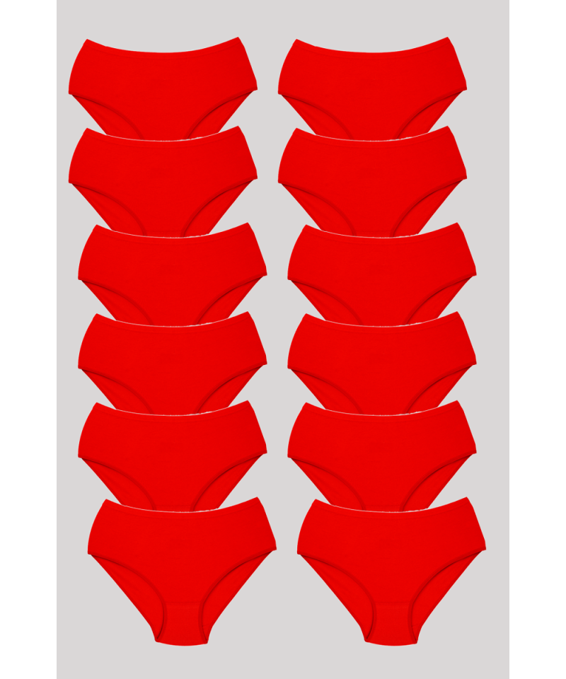 شد 6 حبة كيلوت نسائي ( هاف حفر ) قطن سميك صناعة تركية ماركة جيلان قطن 100% كود 106