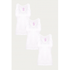 شد 6 حبة فانيلة صناعة تركية ماركة جيلان قطن 100% علاقي مع تطريز واسع ع الرقبة كود 166