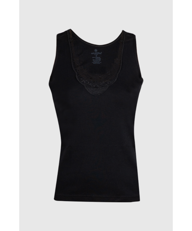 شد 6 حبة فانيلة صناعة تركية ماركة جيلان قطن 100% علاقي مع تطريز واسع ع الرقبة كود 166