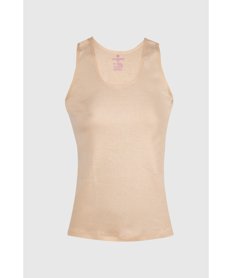 شد 6 حبة فانيلة صناعة تركية ماركة جيلان قطن 100%  علاقي رقبة دايري كود 167