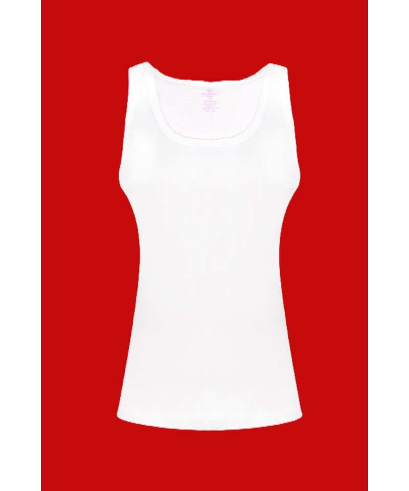 شد 6 حبة فانيلة صناعة تركية ماركة جيلان قطن 100%  علاقي رقبة واسعة كود 172