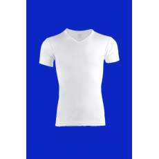 شد 6 حبة فانيلة نص كم ستريش رقبة V  ستريش صناعة تركية ماركة جيلان قطن 100% كود 1047