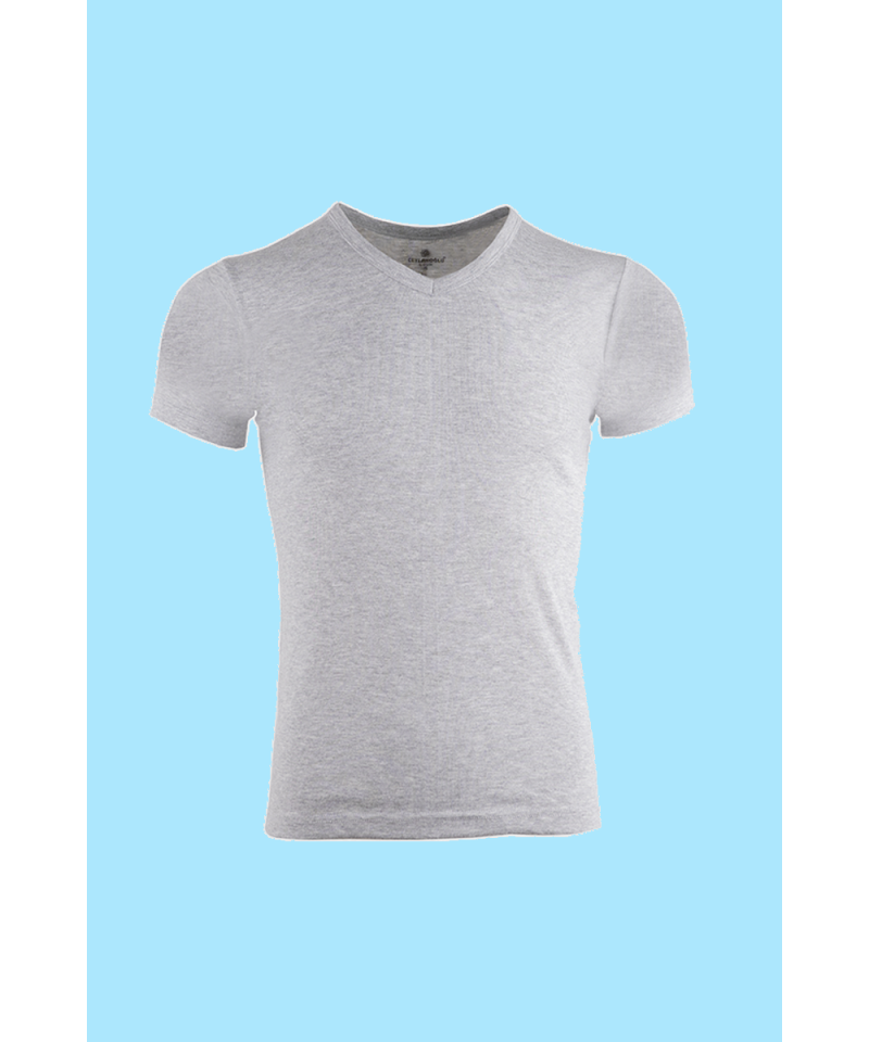 شد 6 حبة فانيلة نص كم ستريش رقبة V  ستريش صناعة تركية ماركة جيلان قطن 100% كود 1047