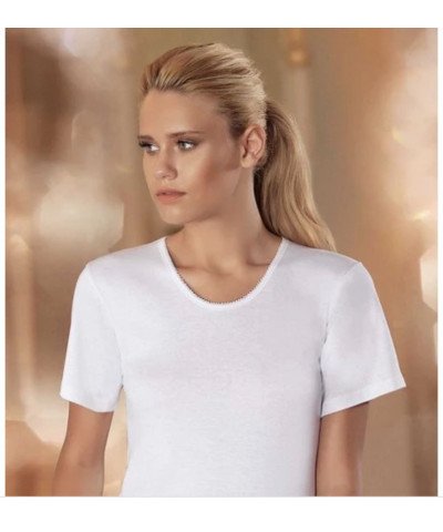 شد 6 حبة فانيلة صناعة تركية ماركة جيلان قطن 100%  نص كم واسعة كود 221