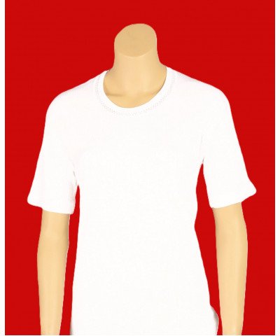 شد 6 حبة فانيلة صناعة تركية ماركة جيلان قطن 100%  نص كم واسعة كود 221