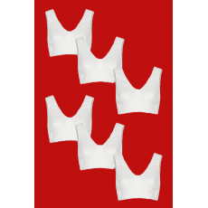 شد 6 حبة حمالات نسائية قطن 100% صناعة تركية ماركة جيلان كود 270