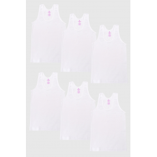 شد 6 حبة فانيلة بناتي قطن 100% صناعة تركية ماركة جيلان كود 316