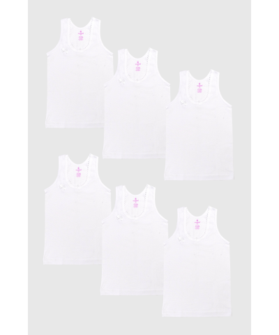 شد 6 حبة فانيلة بناتي قطن 100% صناعة تركية ماركة جيلان كود 326 شد 6 حبة فانيلة بناتي قطن 100% صناعة تركية ماركة جيلان كود 326