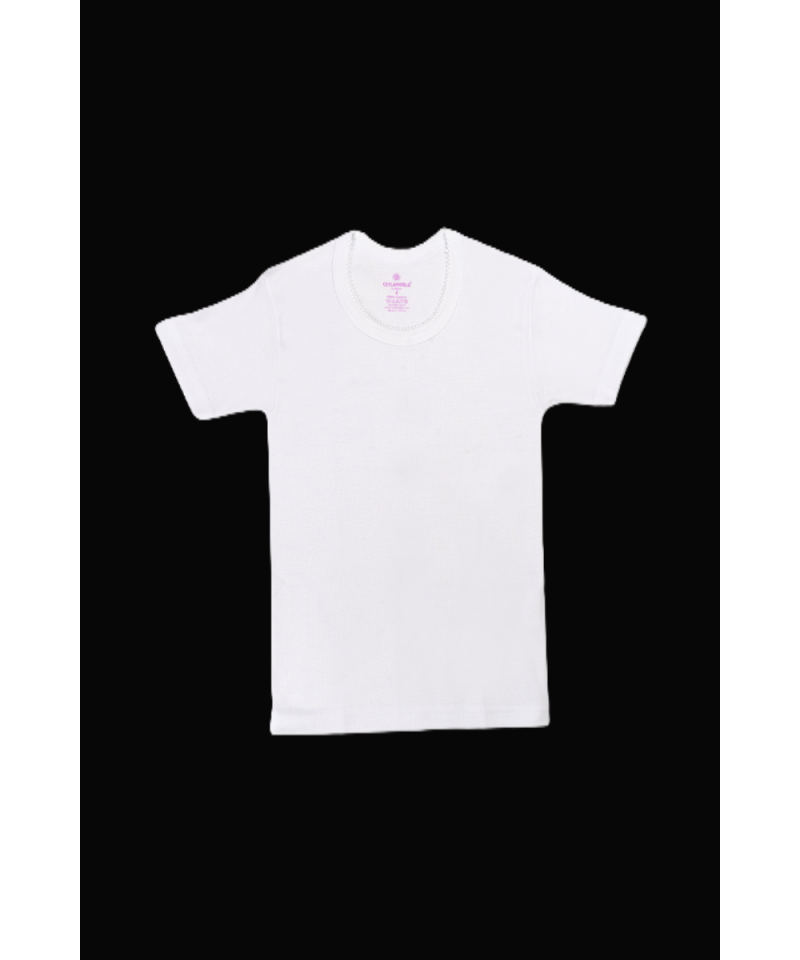 شد 6 حبة فانيلة بناتي قطن 100% صناعة تركية ماركة جيلان كود 331