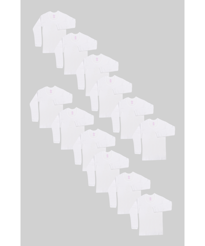 شد 6 حبة فانيلة بناتي قطن 100% صناعة تركية ماركة جيلان كود 332