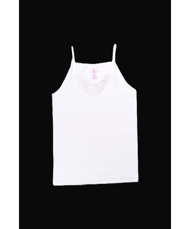 شد 6 حبة فانيلة بناتي قطن 100% صناعة تركية ماركة جيلان كود 334