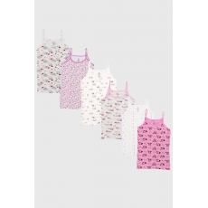 شد 6 حبة فانيلة بناتي قطن 100% صناعة تركية ماركة جيلان كود 336