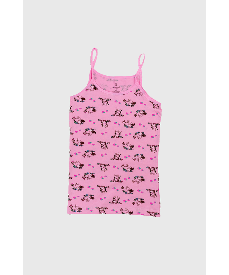 شد 6 حبة فانيلة بناتي قطن 100% صناعة تركية ماركة جيلان كود 336