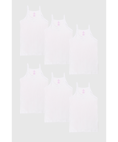 شد 6 حبة فانيلة بناتي قطن 100% صناعة تركية ماركة جيلان كود 340 شد 6 حبة فانيلة بناتي قطن 100% صناعة تركية ماركة جيلان كود 340