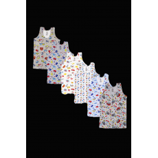 شد 6 حبة فانيلة علاقي ولادي صناعة تركية ماركة جيلان كود 346