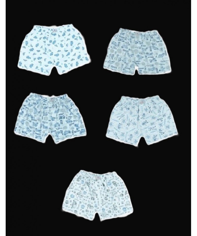 شد 6 حبة شورت ملون ولادي حفر صناعة تركية ماركة جيلان كود 309