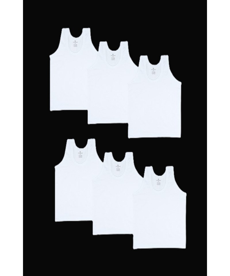 شد 6 حبة فنايل ولادي قطن 100% صناعة تركية ماركة جيلان كود 310