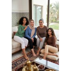 شد 6 حبة برمودة نسائي قطن  صناعة تركية ماركة جيلان كود 278