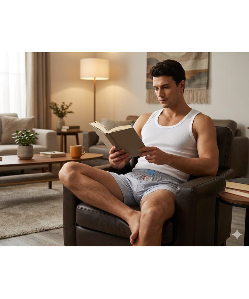 شد خمسة حبة بوكسر قطن ناعم قطن 100% صناعة تركية ماركة جيلان كود 032 شد خمسة حبة بوكسر قطن ناعم قطن 100% صناعة تركية ماركة جيلان كود 032